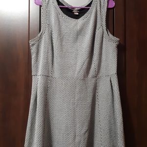 Merona black and white dress